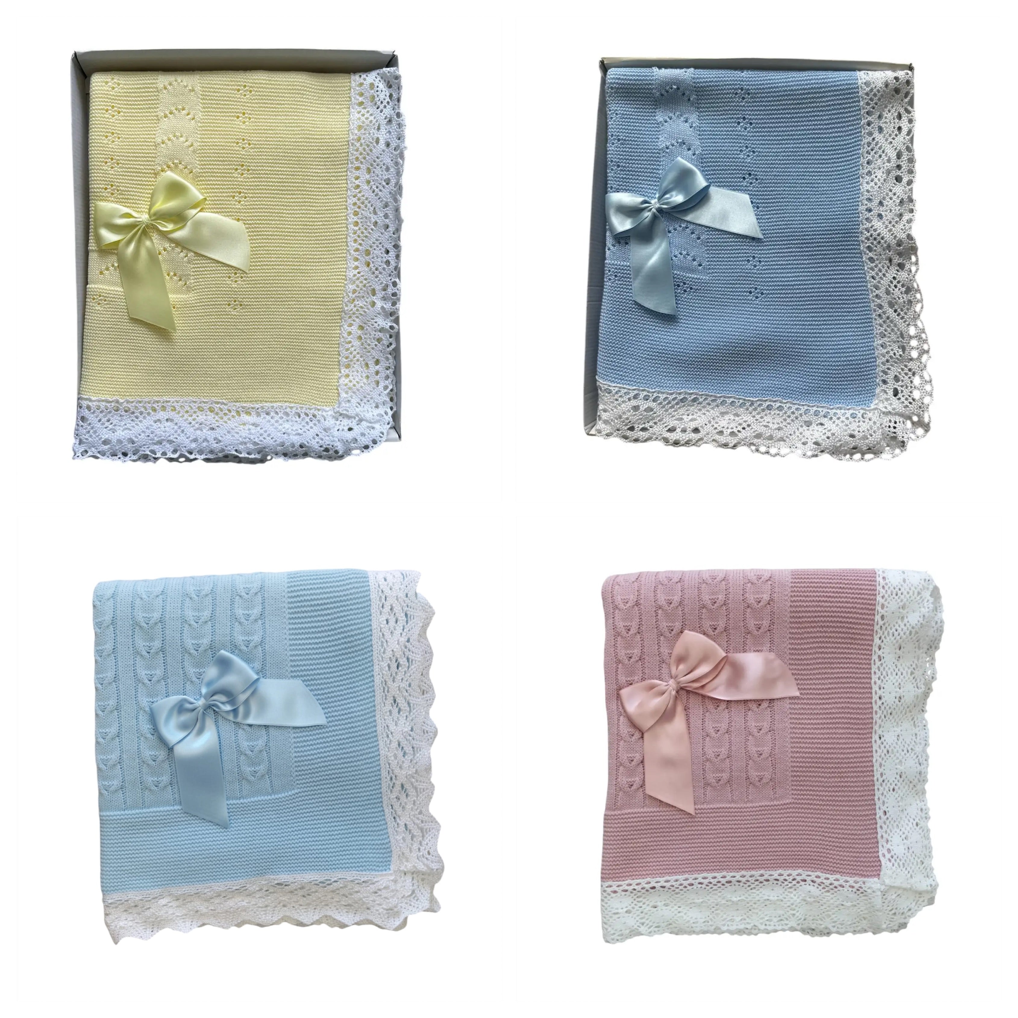 Handcrafted knitted Baby Blankets