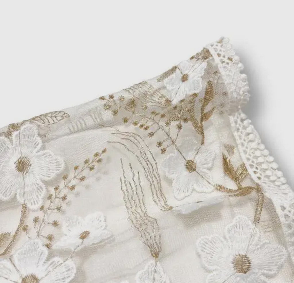 Floral Lace Shorts- kids