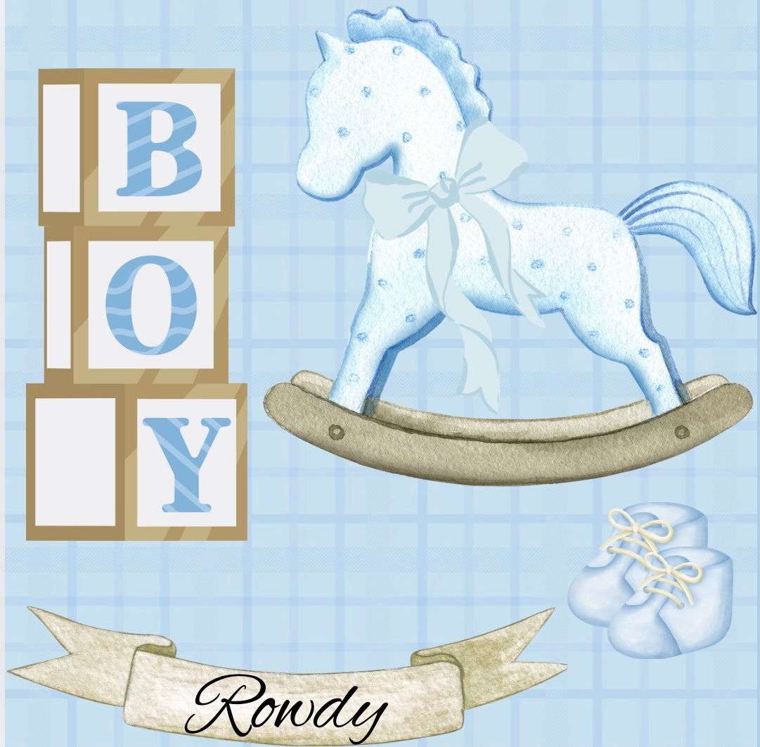 “Crowned in Comfort Collection” -Boy Crib Bedding