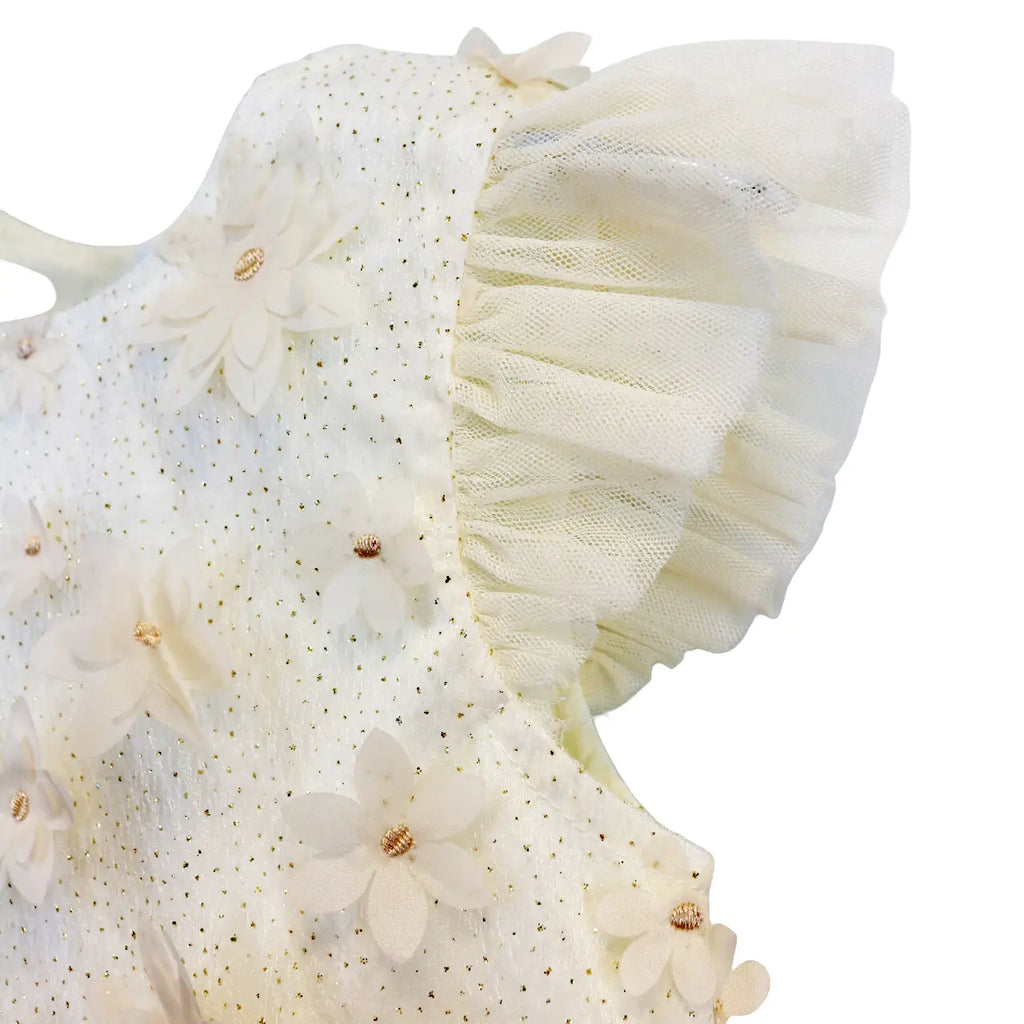 Crown blossom tulle Dress