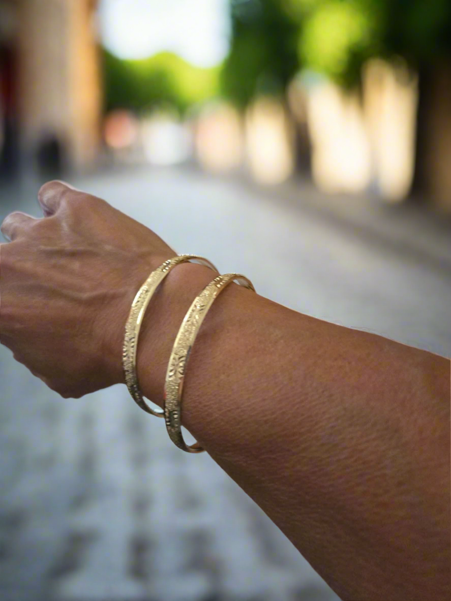 Adult Gold Bangles