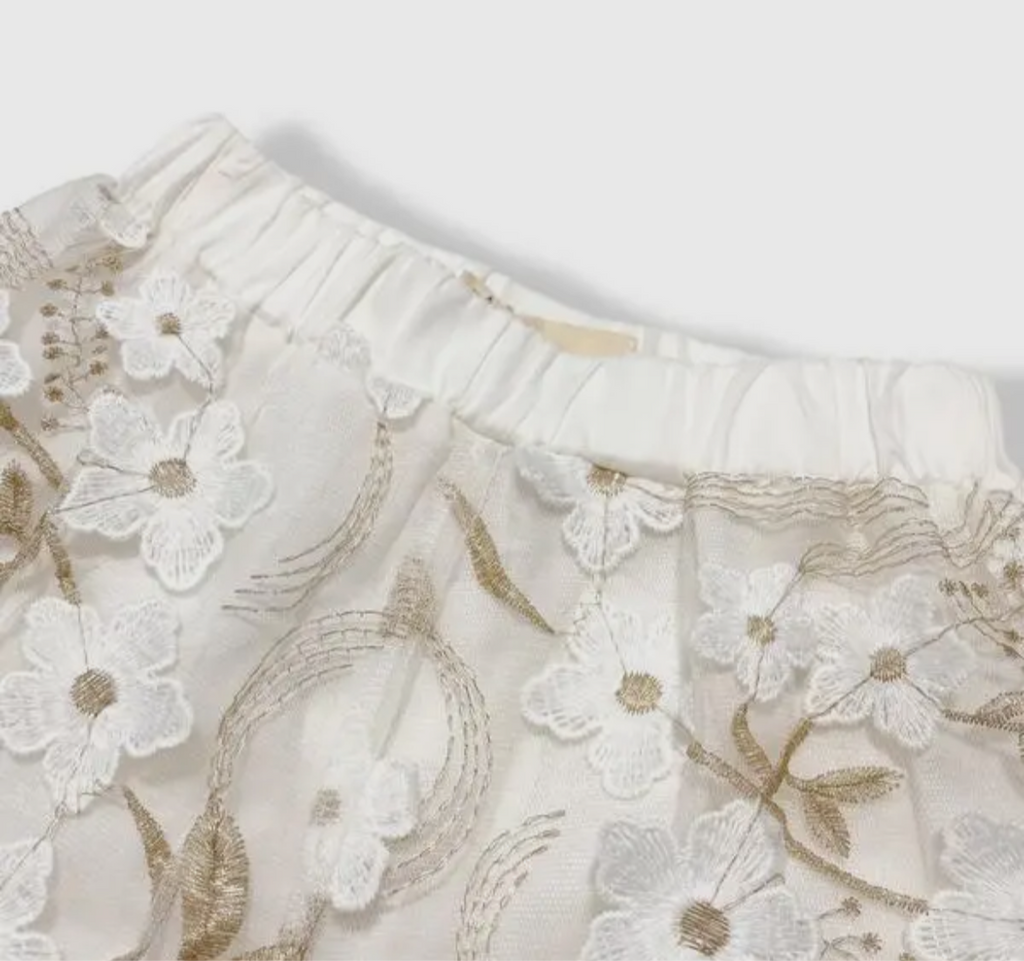 Floral Lace Shorts- kids
