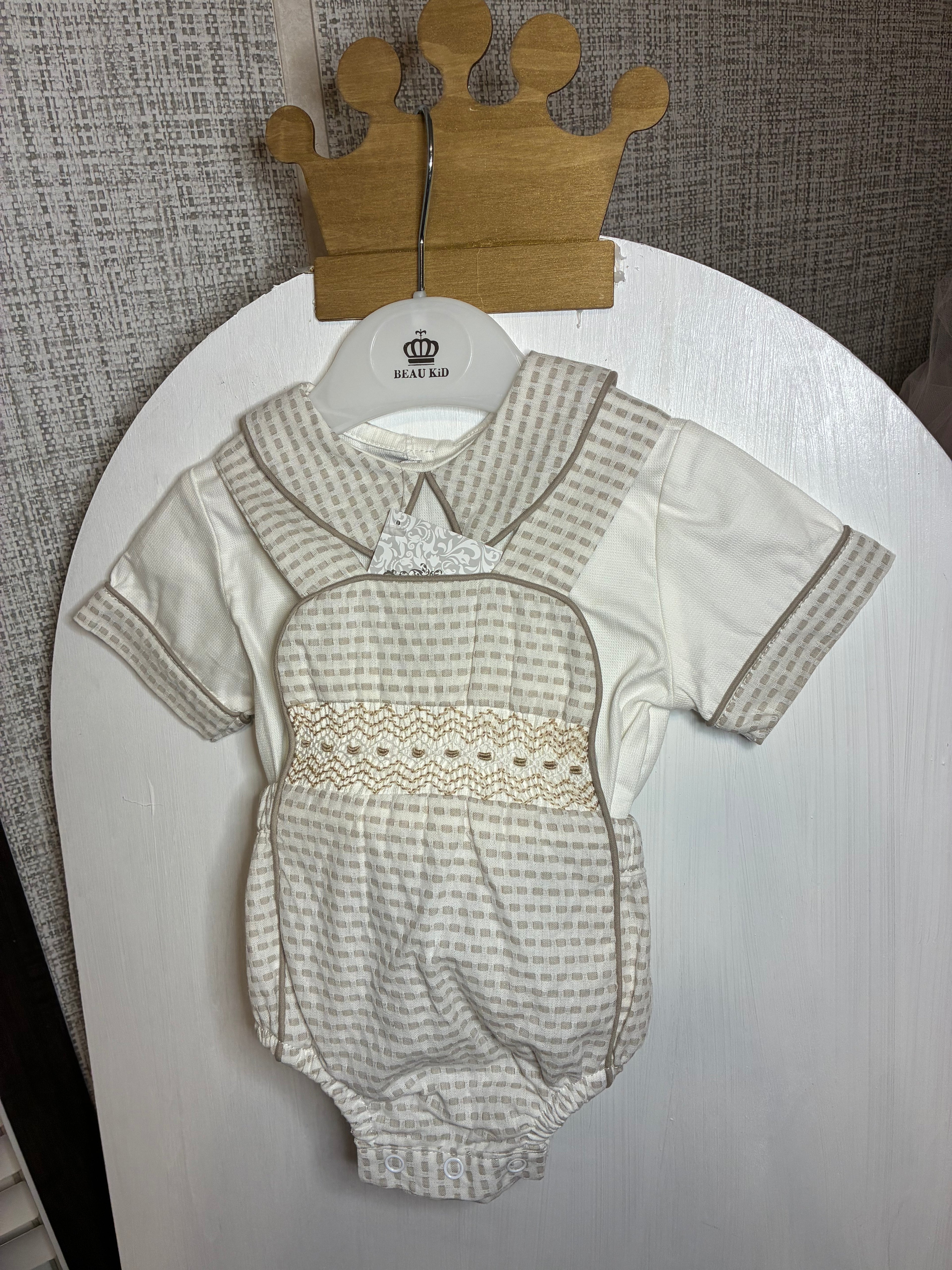 Vintage inspired- Baby boy outfit