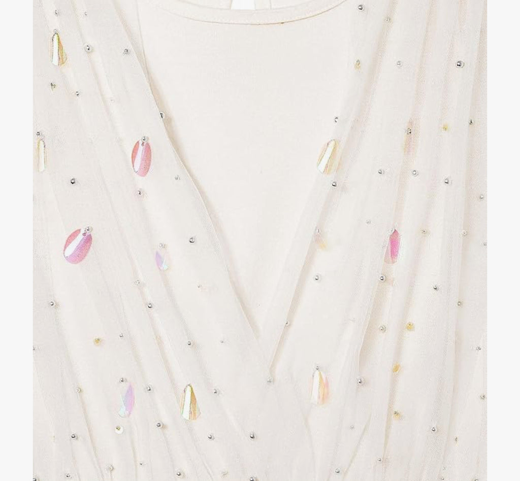 Sleeveless sequin Layered tutu dress