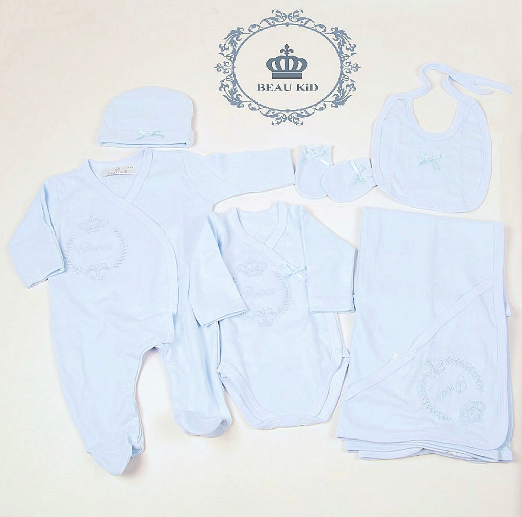 Prince Embroidered-Baby boy 6 pc-set