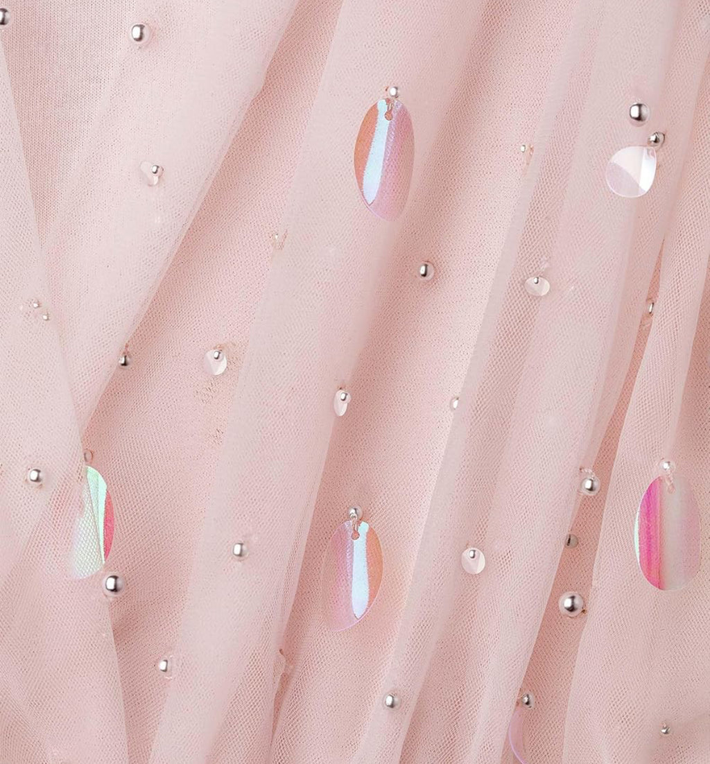 Sleeveless sequin Layered tutu dress