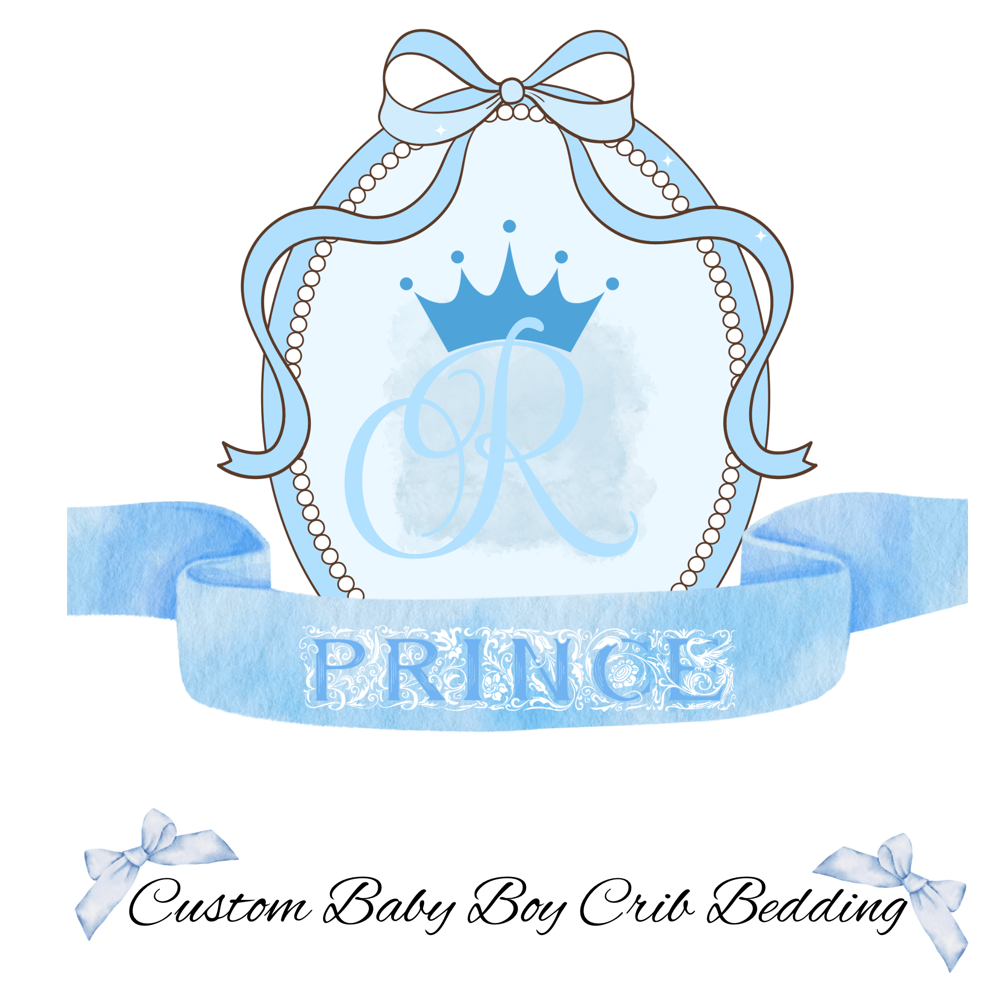 “Crowned in Comfort Collection” -Boy Crib Bedding