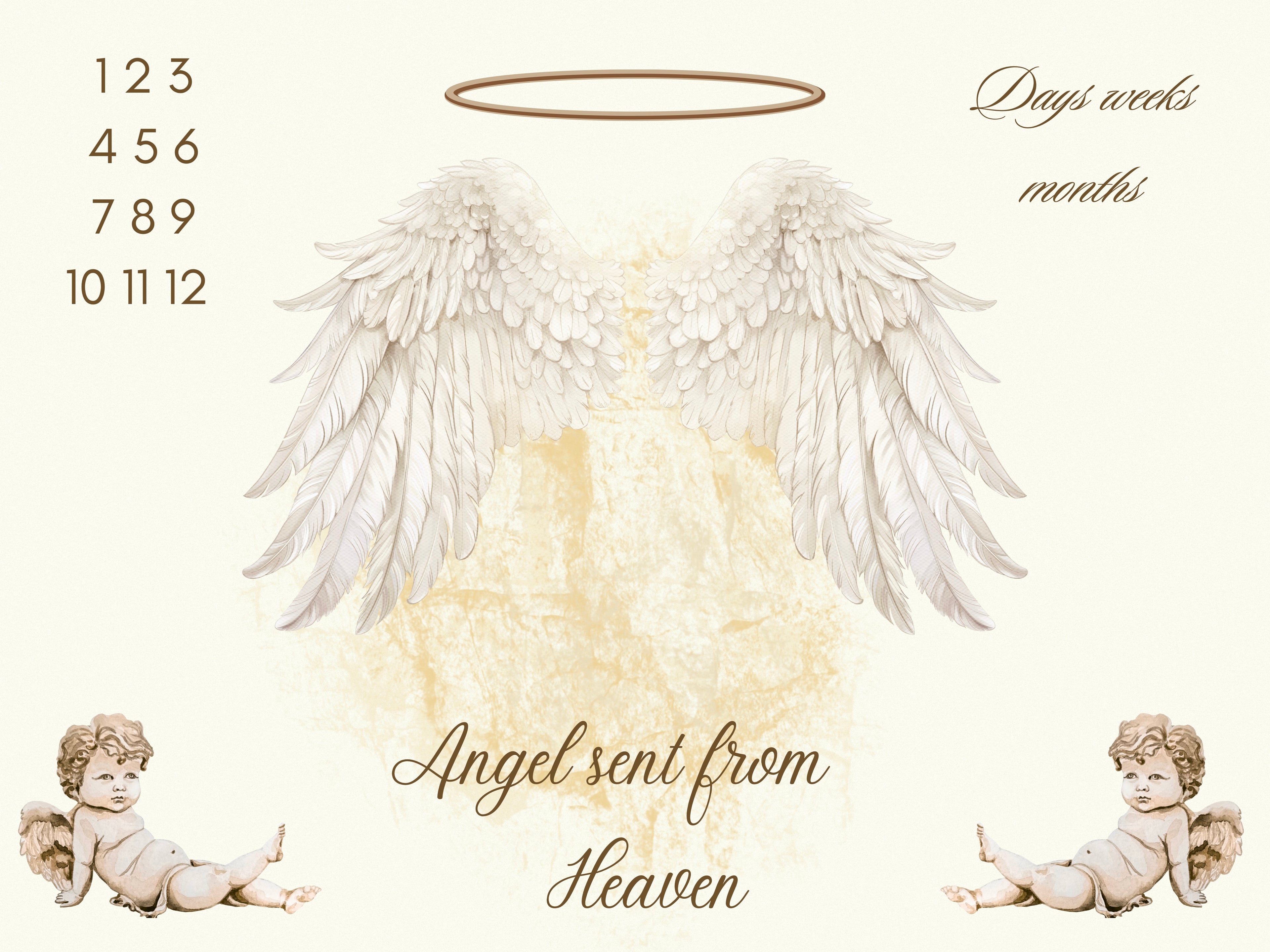 Baby Boy Milestone blanket (click for more image)