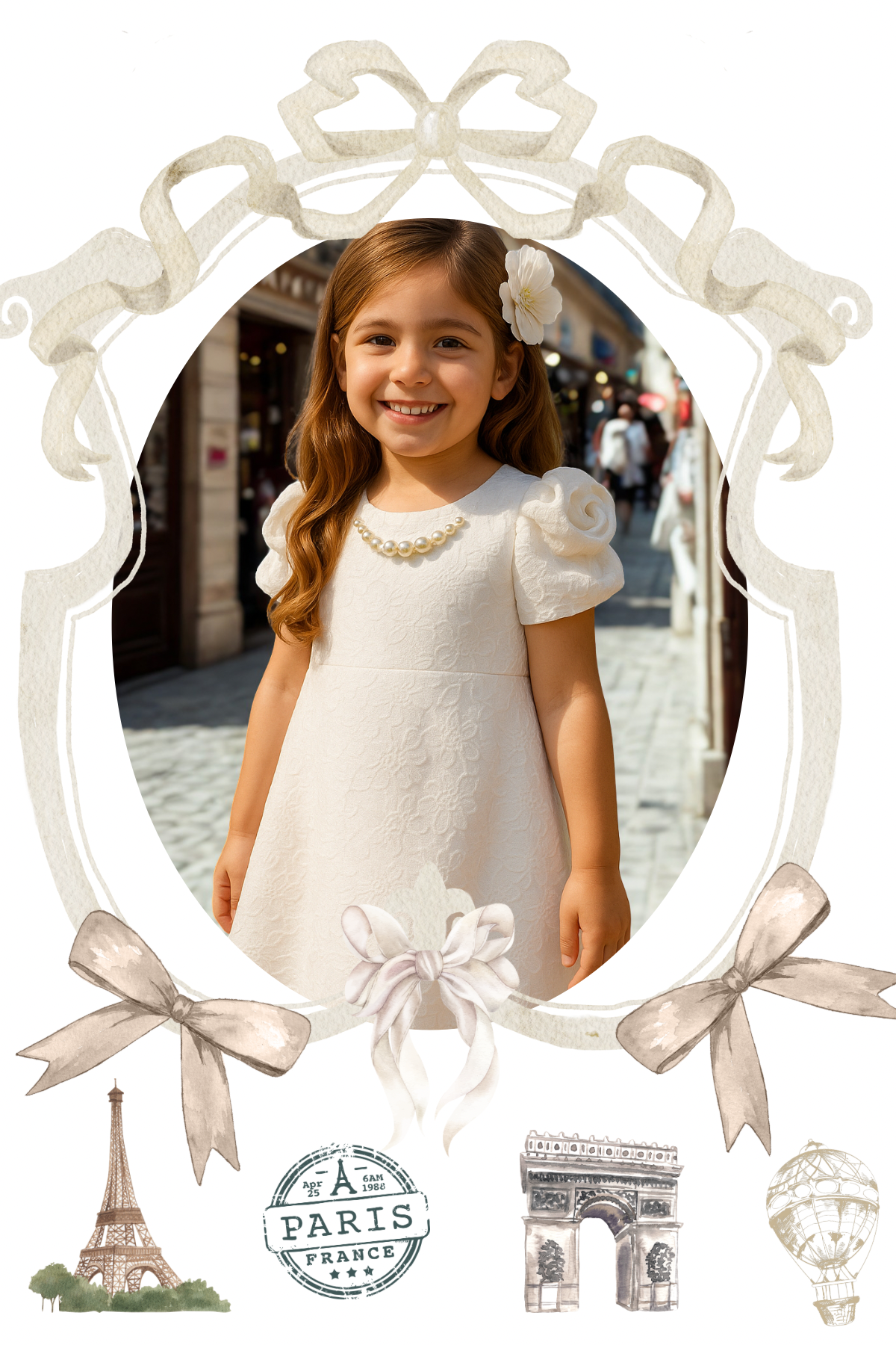 Pearl Petal-Girls Dress