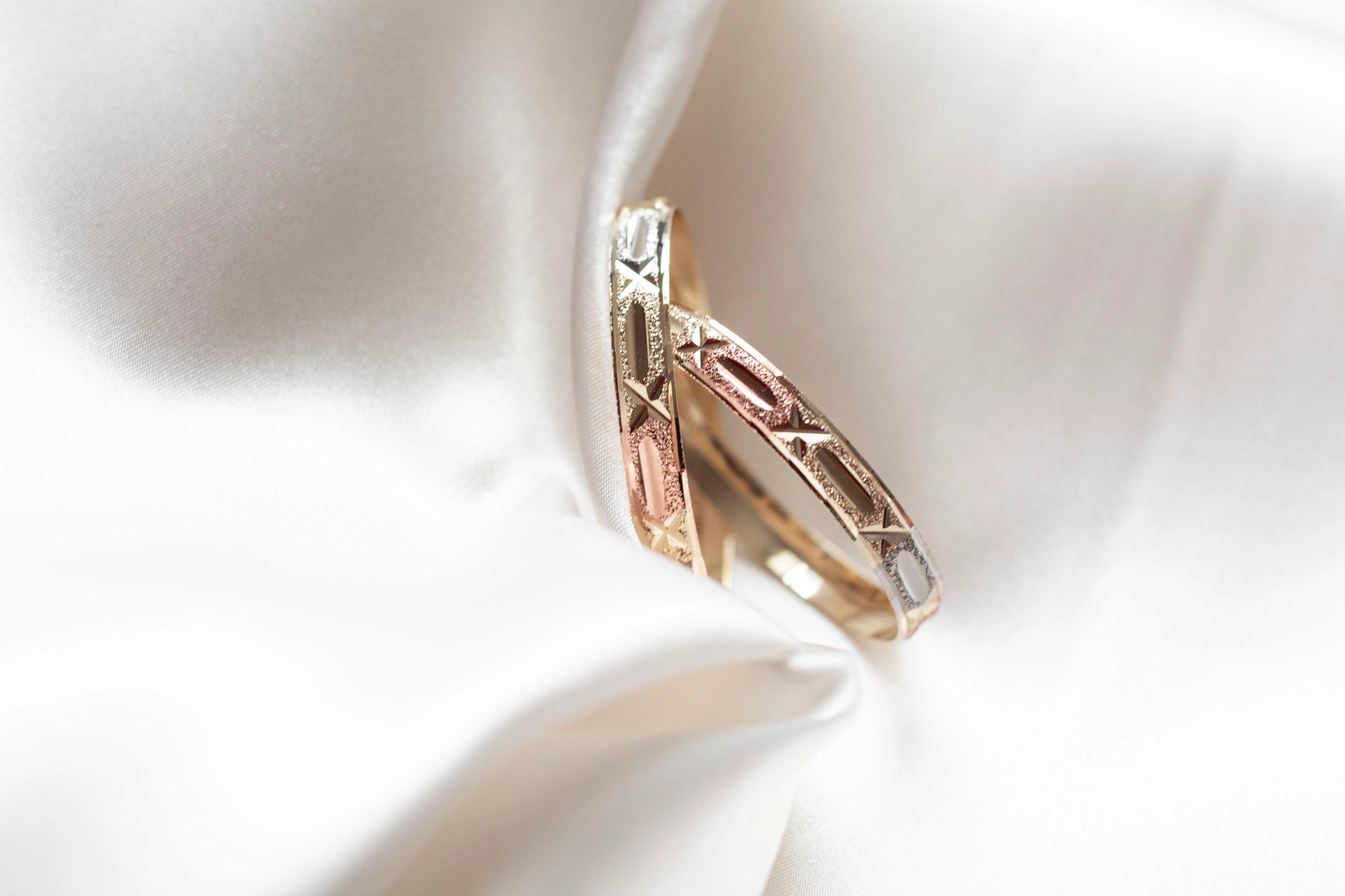 Rose Gold Baby Bangles