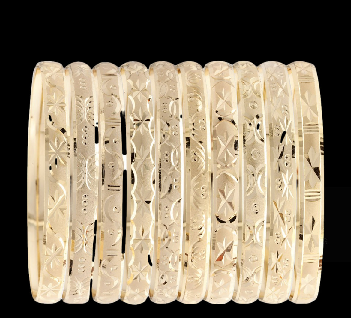 Adult Gold Bangles